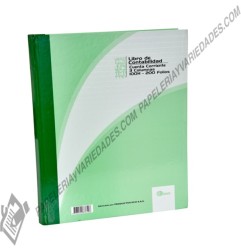 Libreta de contabilidad grande pd marfil 200 folios