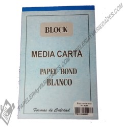 block media carta sin rayas